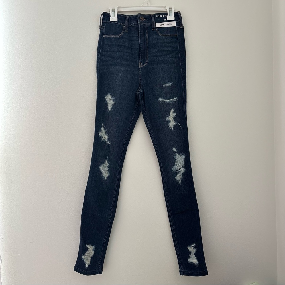 hollister high rise skinny jeans